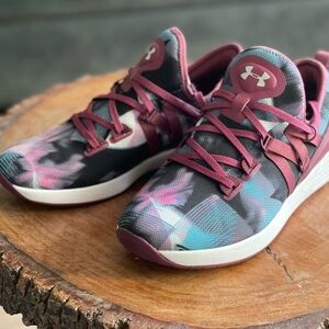 Under Armour Women’s Multicolor Athletic Sneakers - Pink & Teal Accents